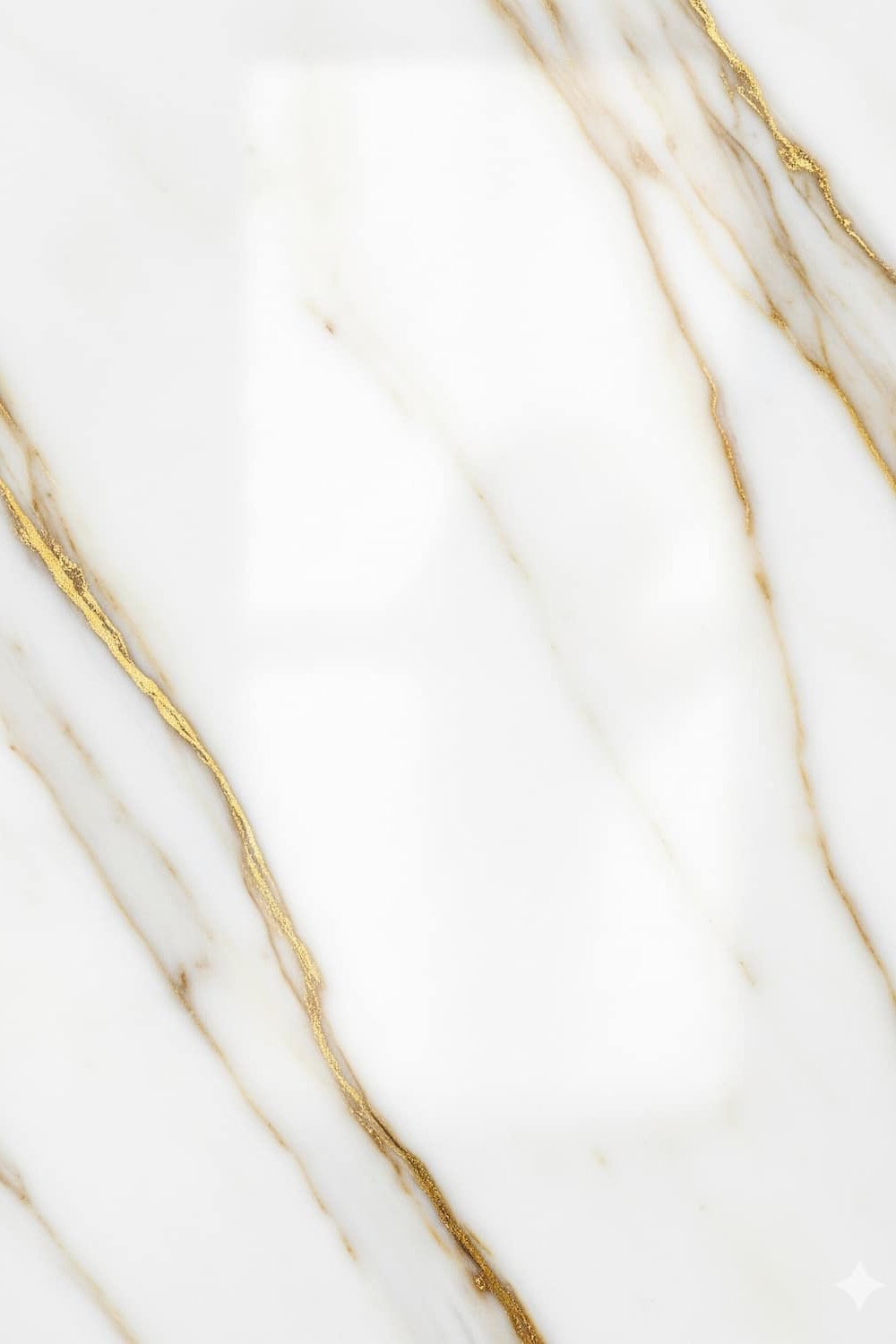 White marble slab with fine gold lines, minimal luxe
